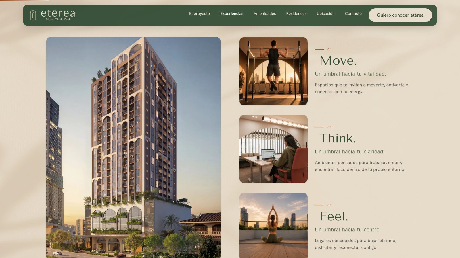 Eterea Residences — Move. Think. Feel.