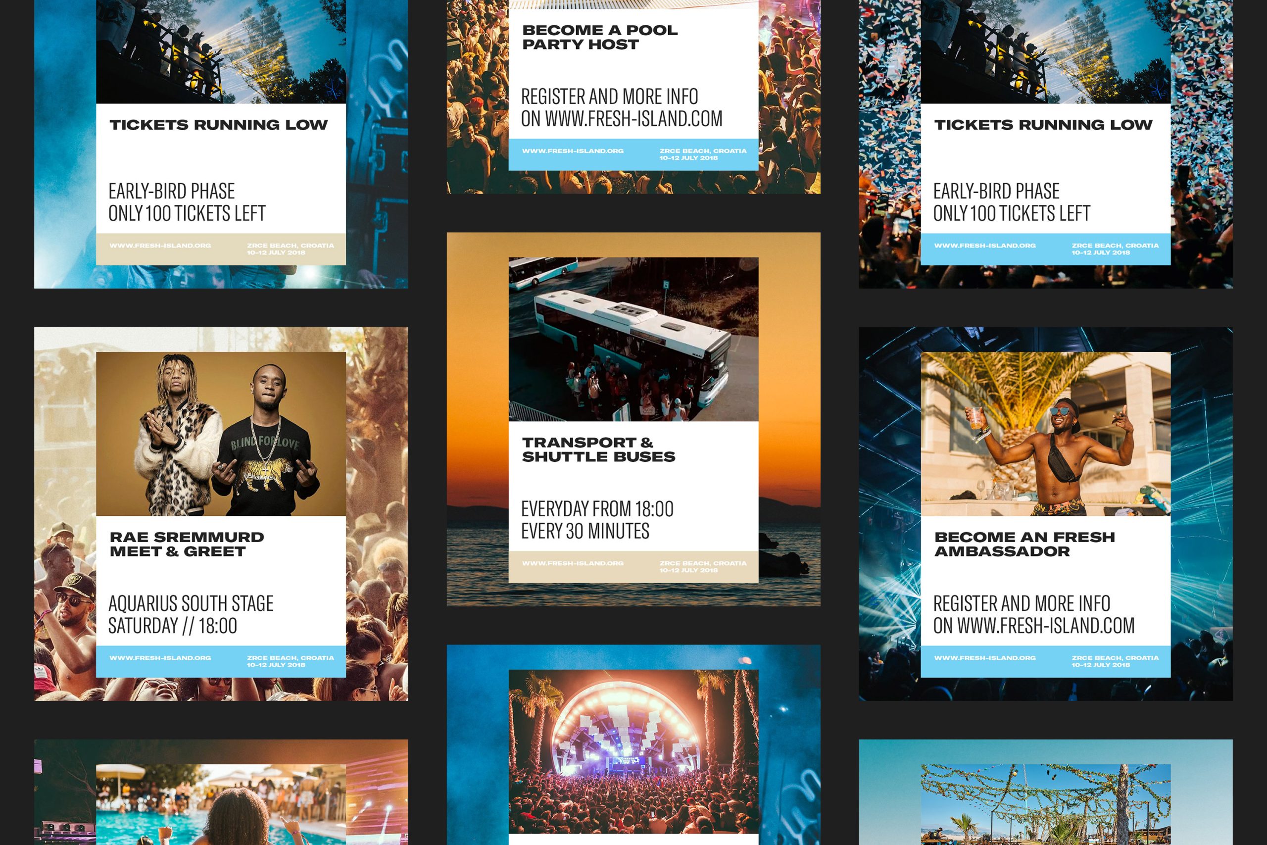 Fresh Island — Social posts scaled