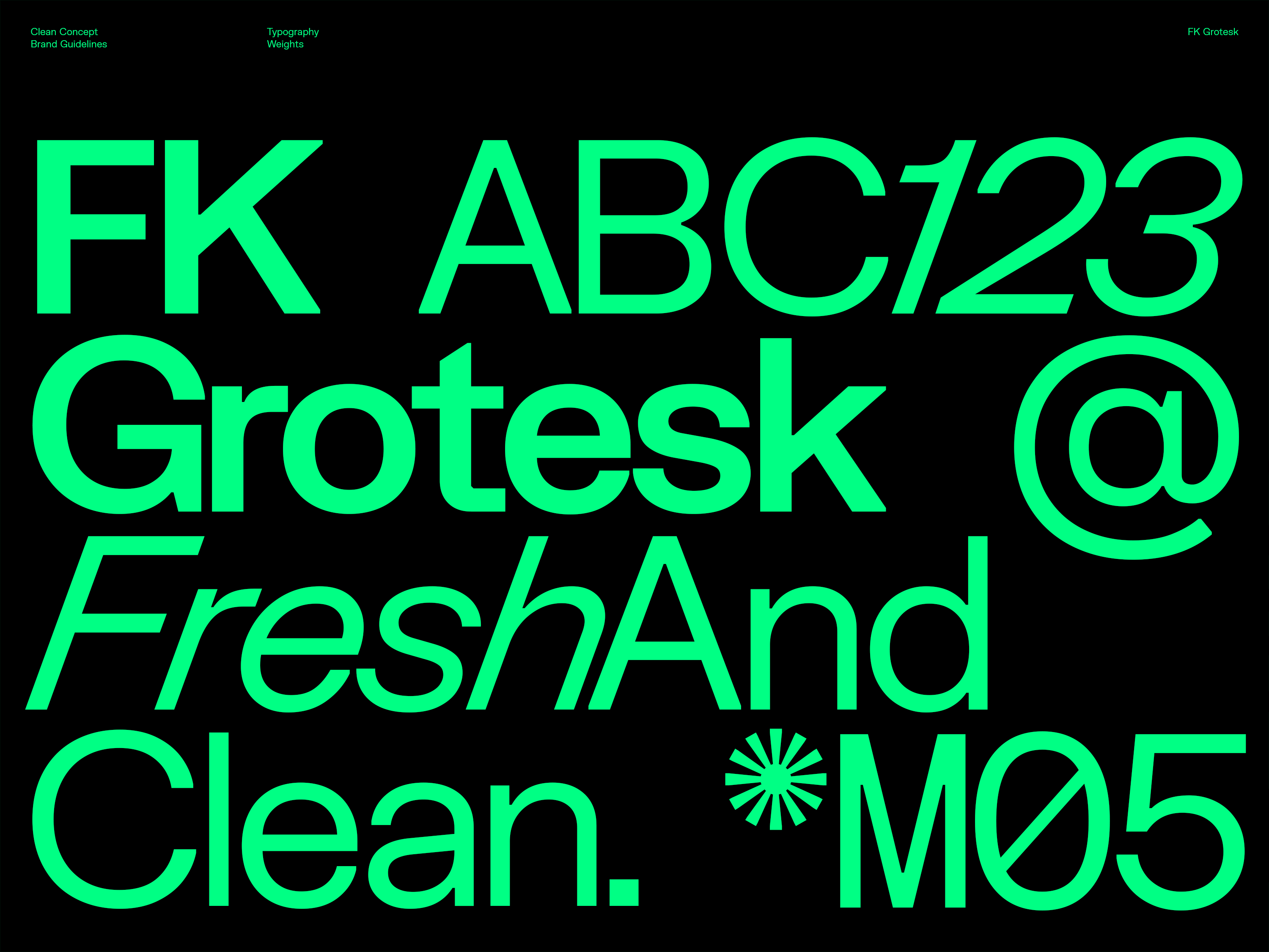 Clean Concept — Typography 01