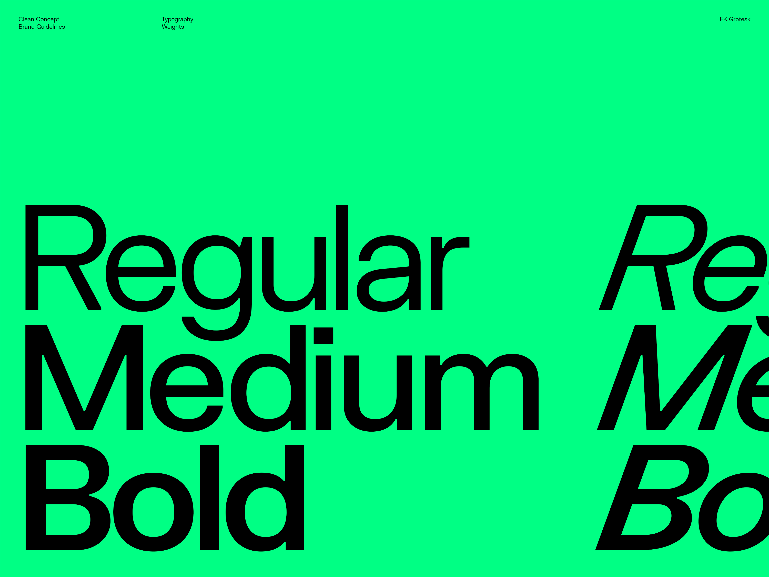 Clean Concept — Typography 02