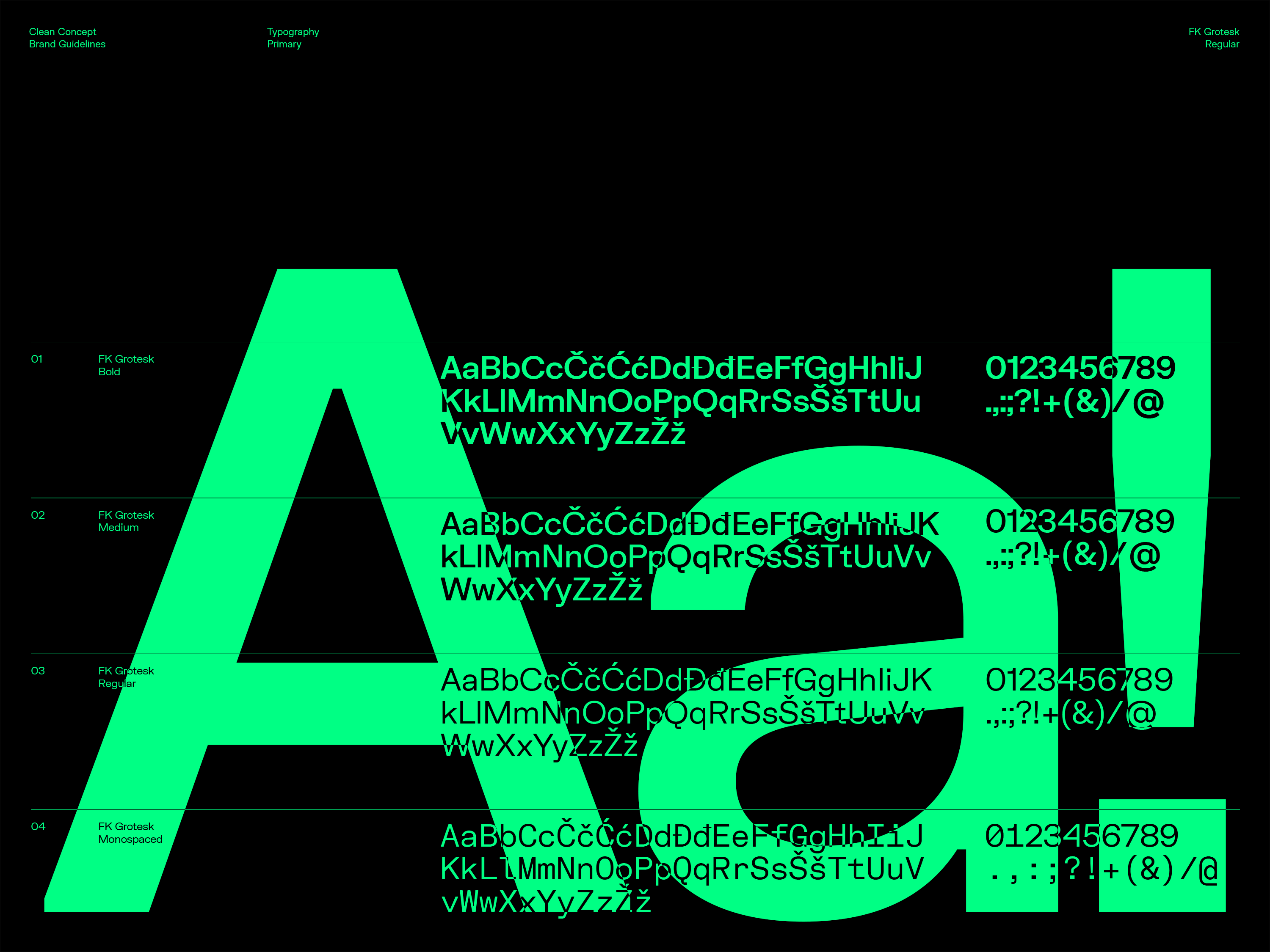 Clean Concept — Typography 03