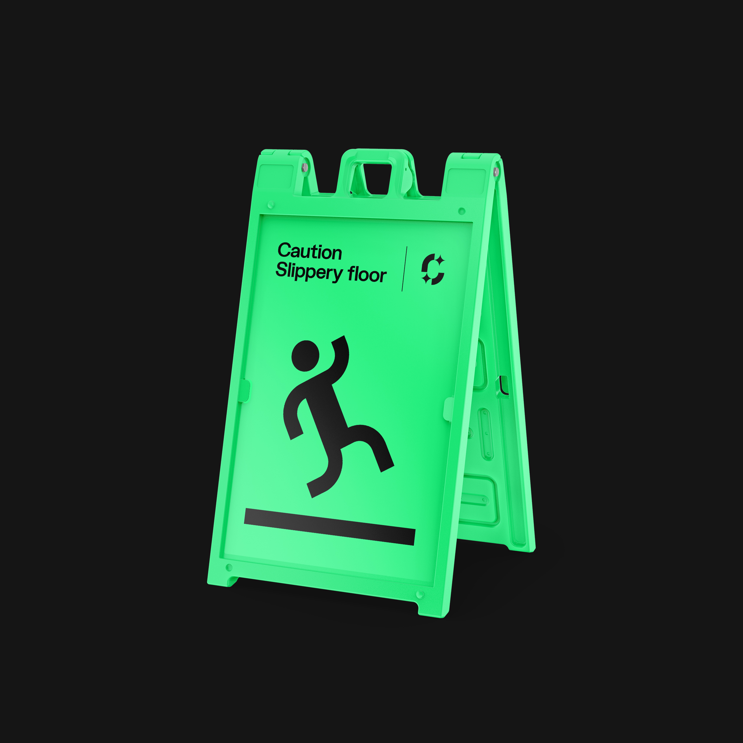 Clean Concept — a Clean Concept Caution Sign