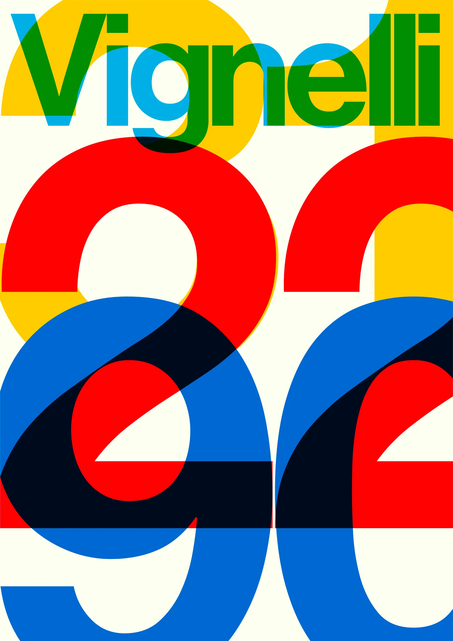 90 aniversario de Vignelli — Vignelli 90 31 22 90