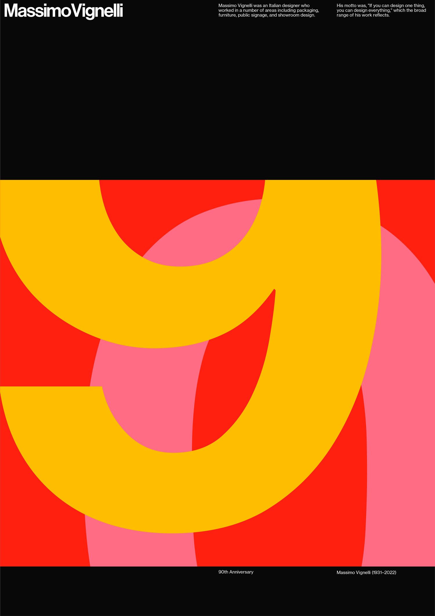 90 aniversario de Vignelli — Vignelli 90 Liberty