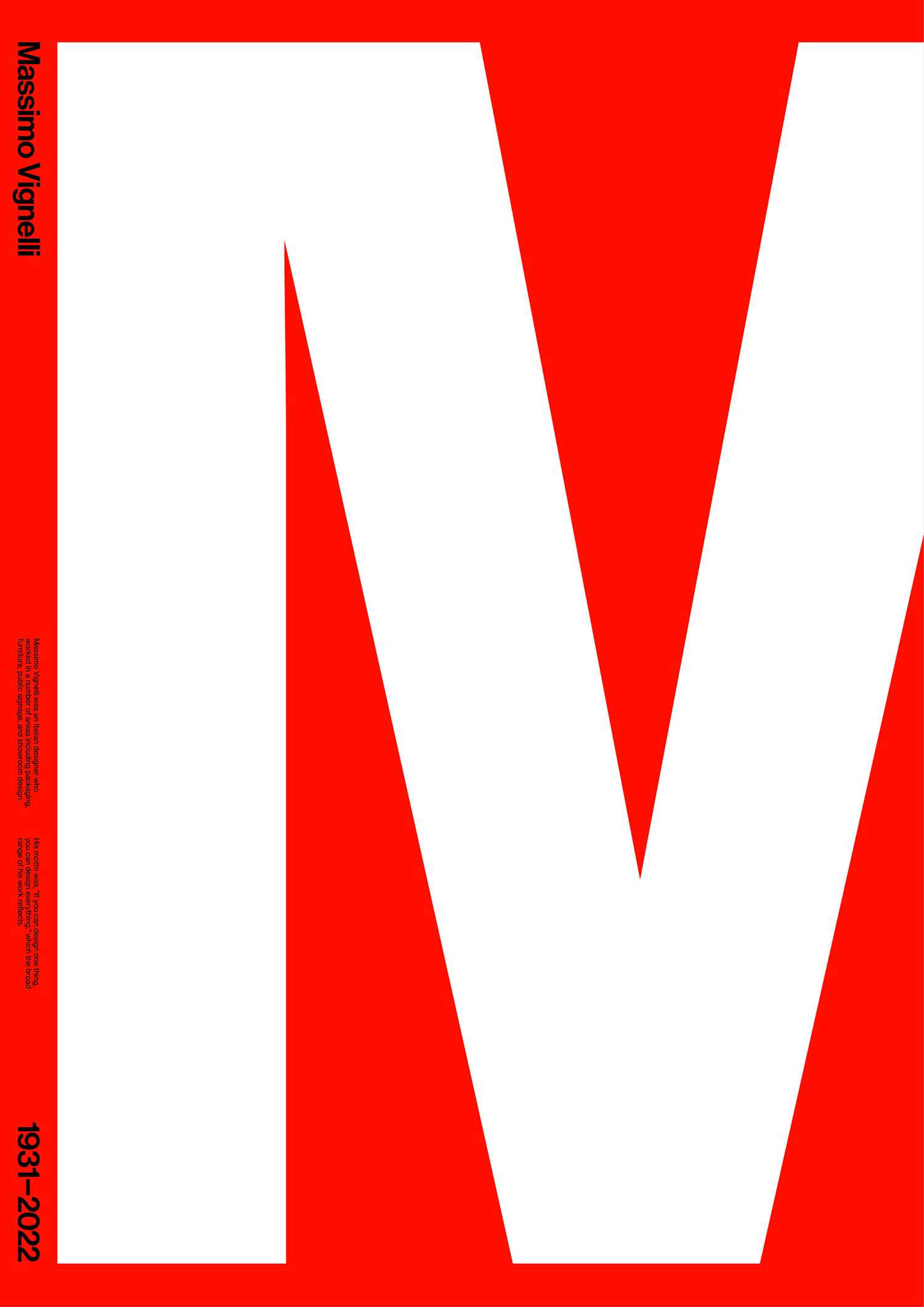 90 aniversario de Vignelli — Vignelli 90 MV