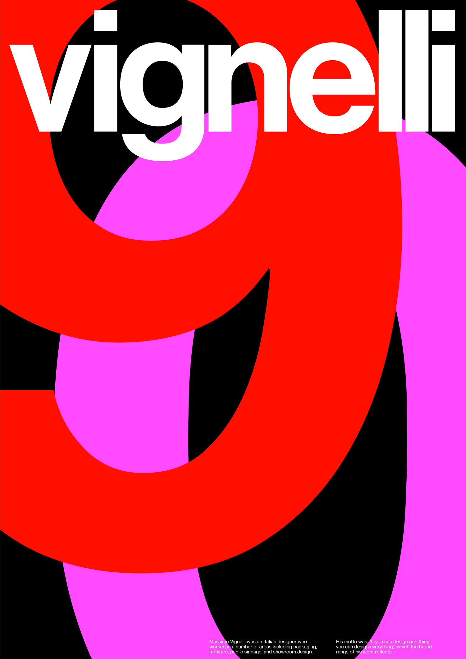 90 aniversario de Vignelli — Vignelli 90 NinetyPop