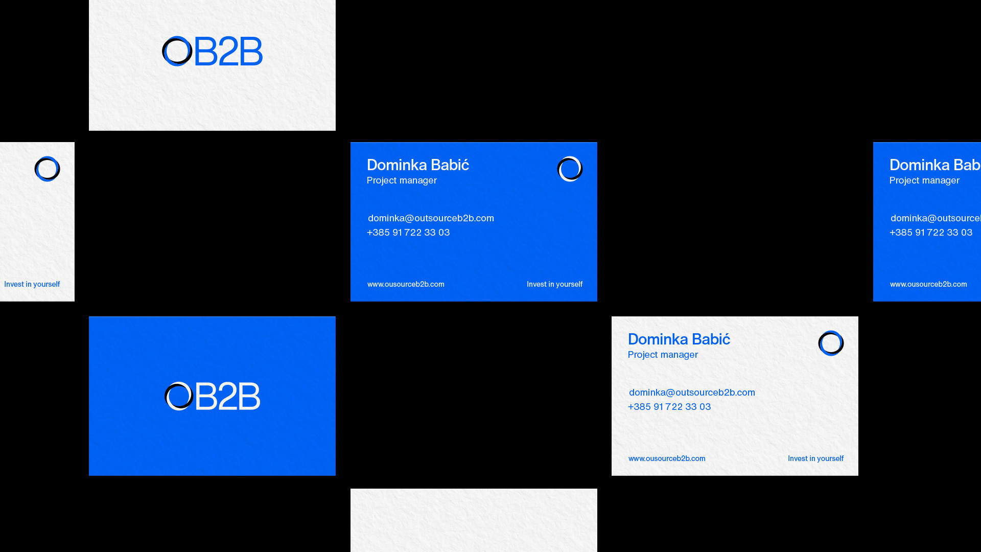 Outsource B2B — business card