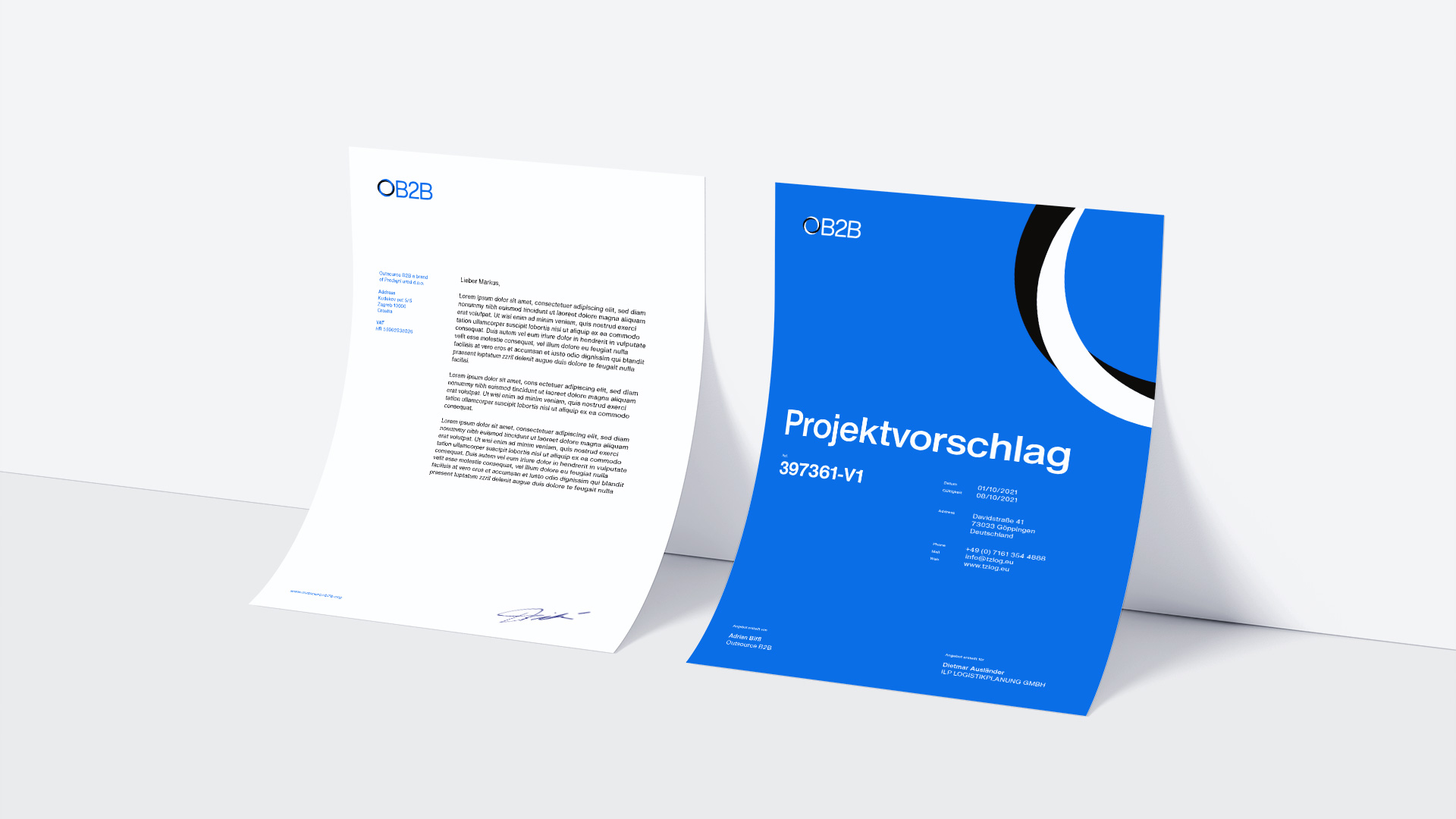Outsource B2B — business letter