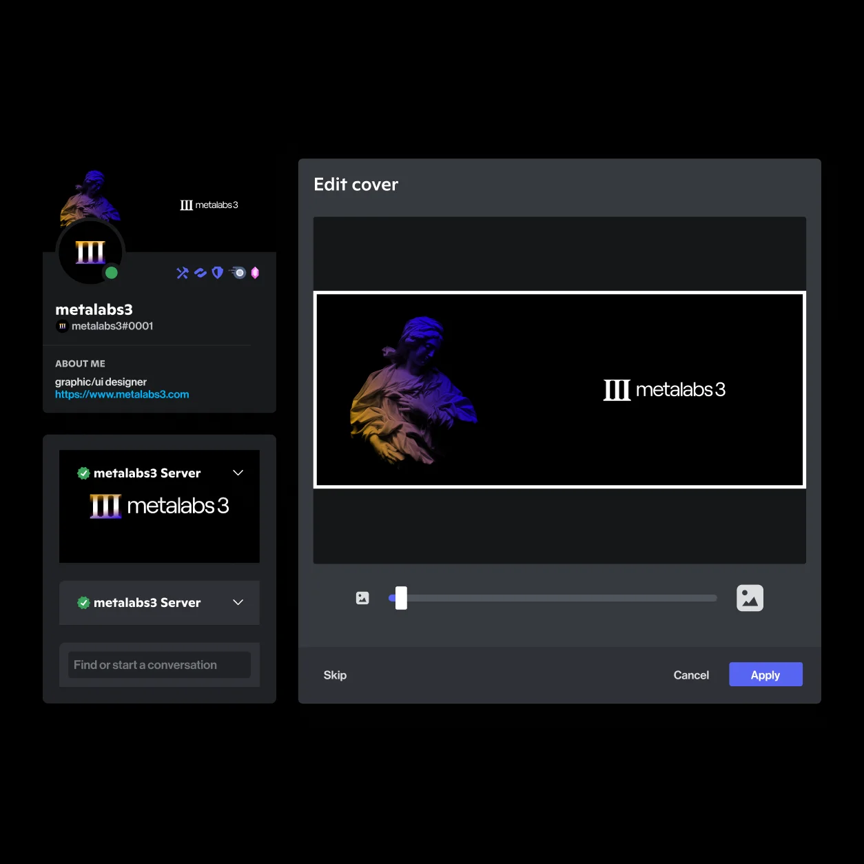 Metalabs3 — M3 26 Discord Mockup