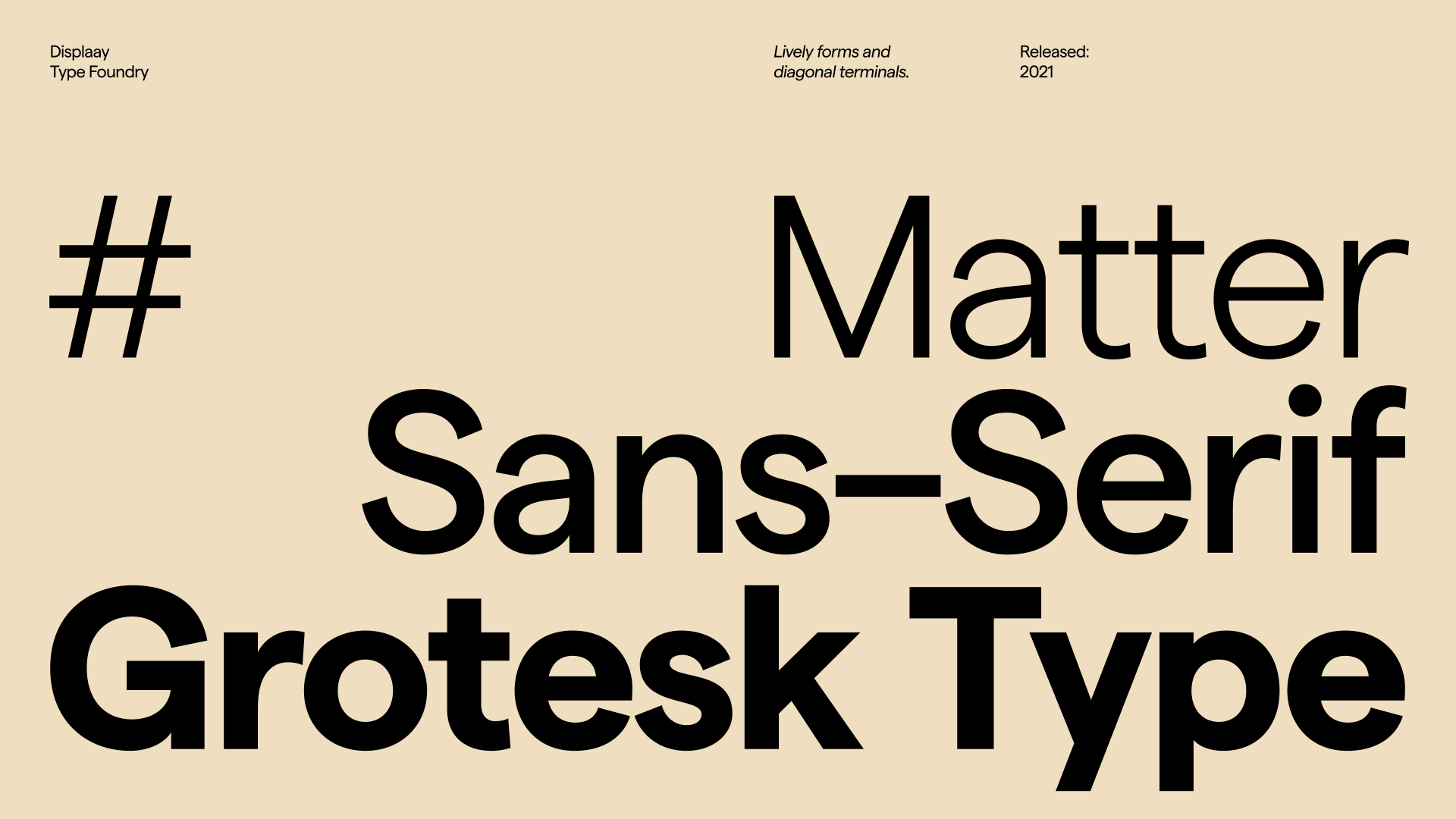 Nuts — typeface