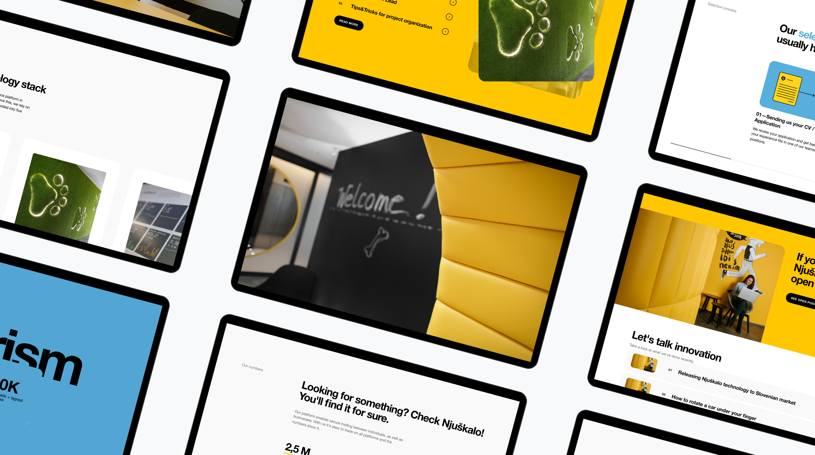 Njuskalo Company Website — NJ 09 Screen Grid 1