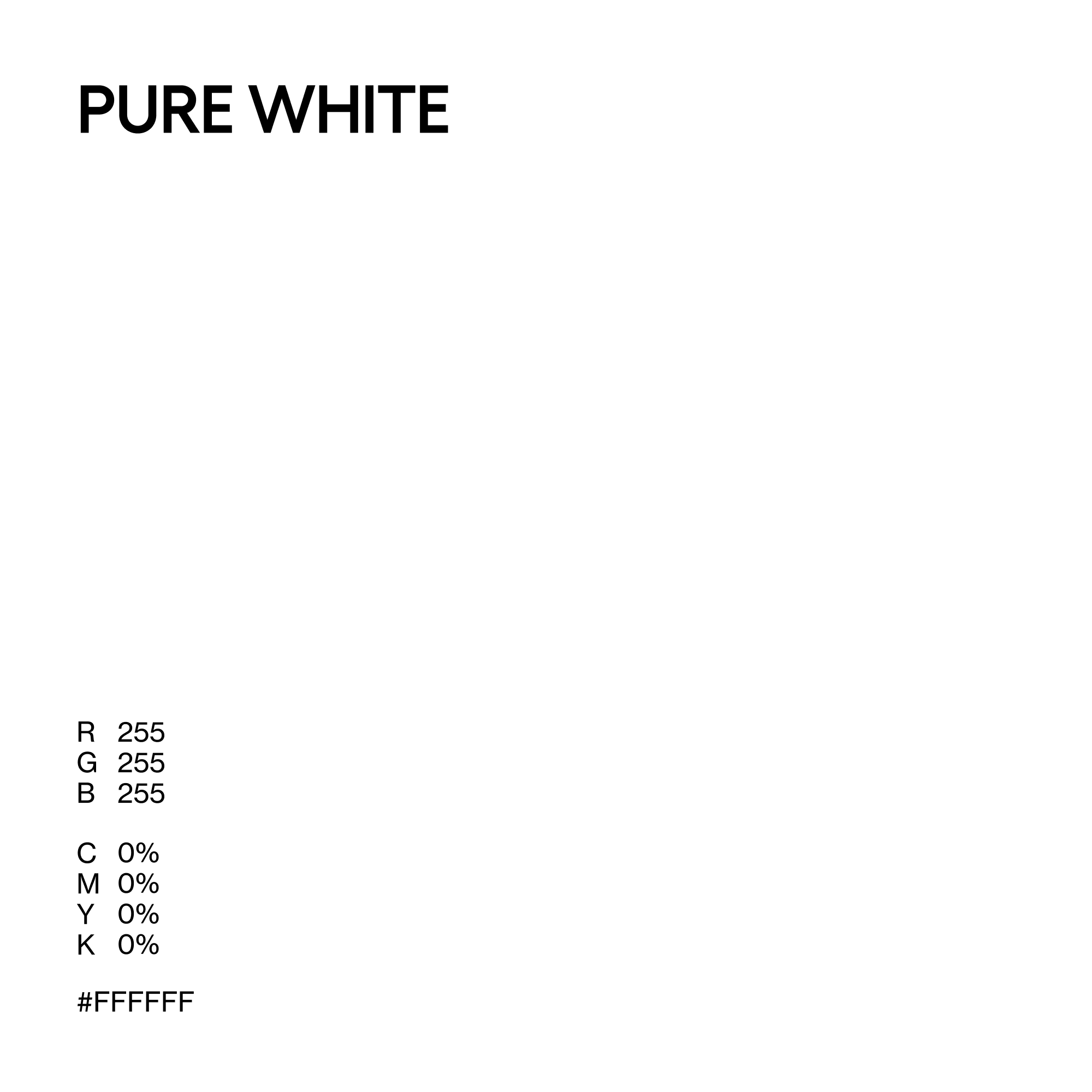 Pomalo — Pure white