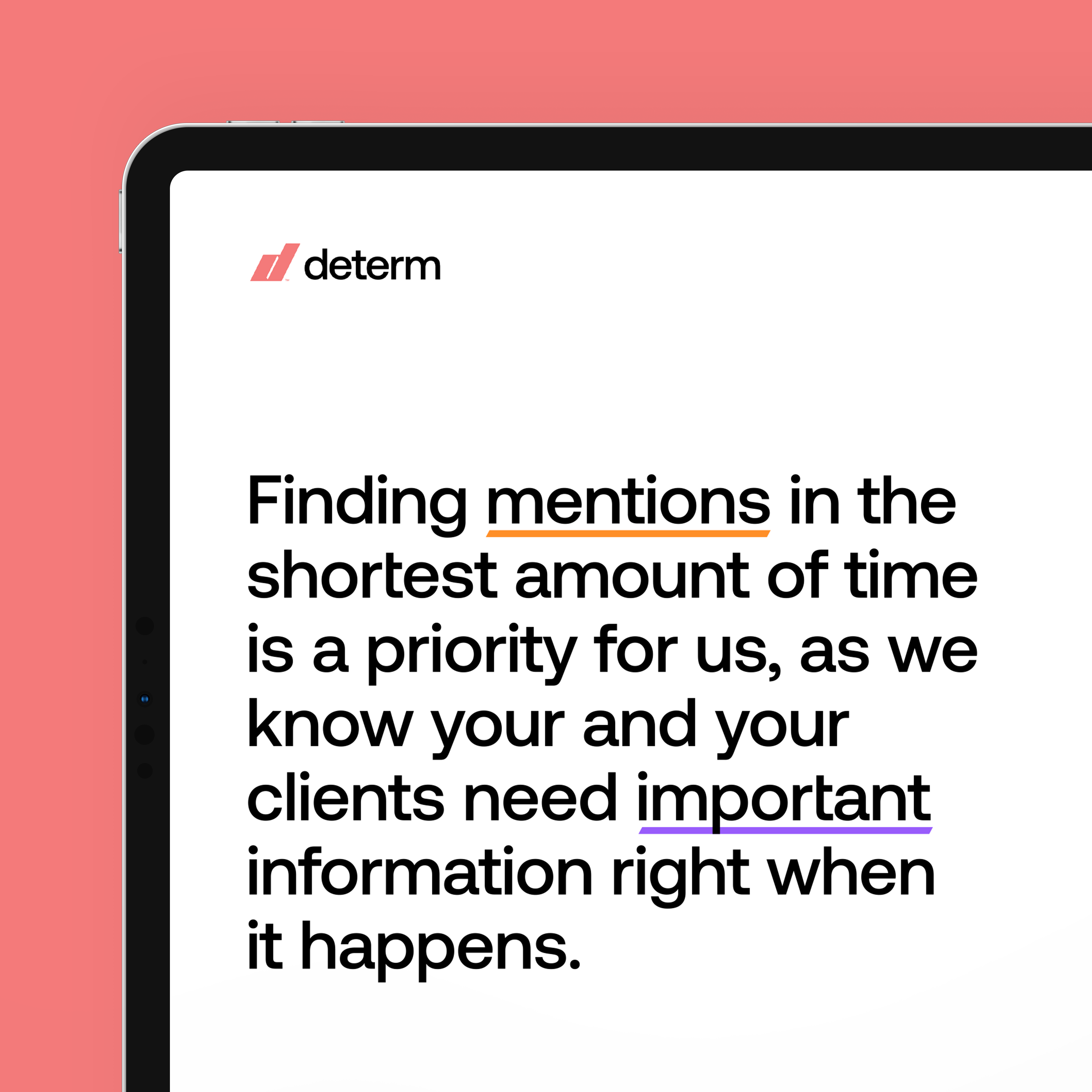 Determ — iPad 4