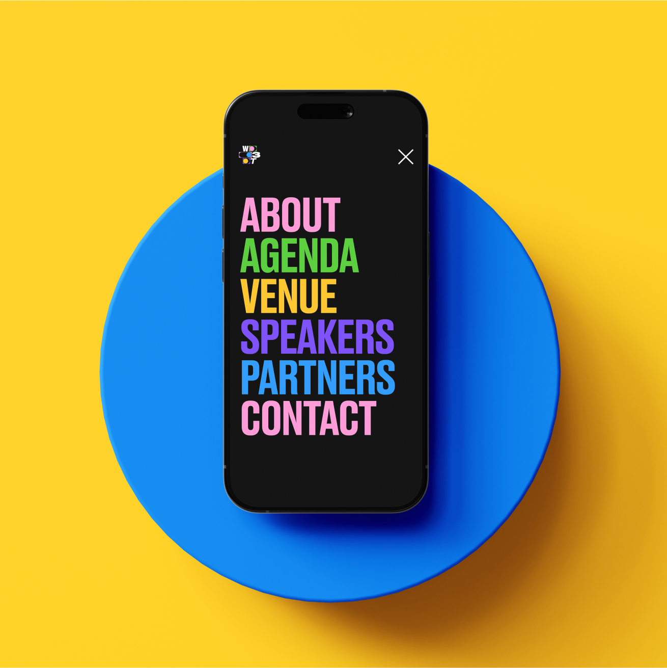 Web3 Tales '23 — W3T Iphone mockup