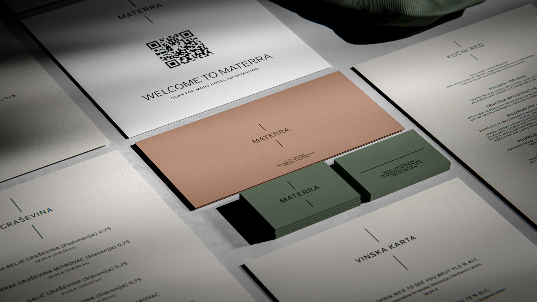 Materra — Stationery Render