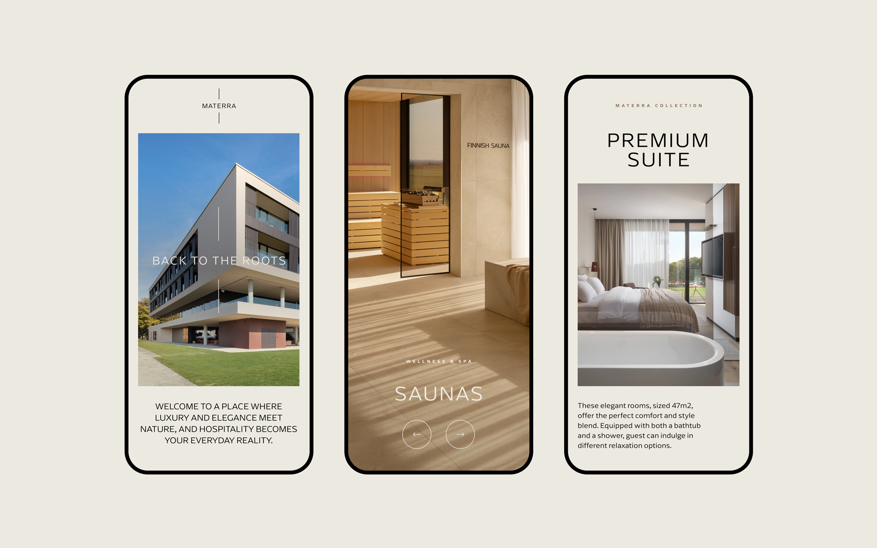 Materra — Mobile Screens
