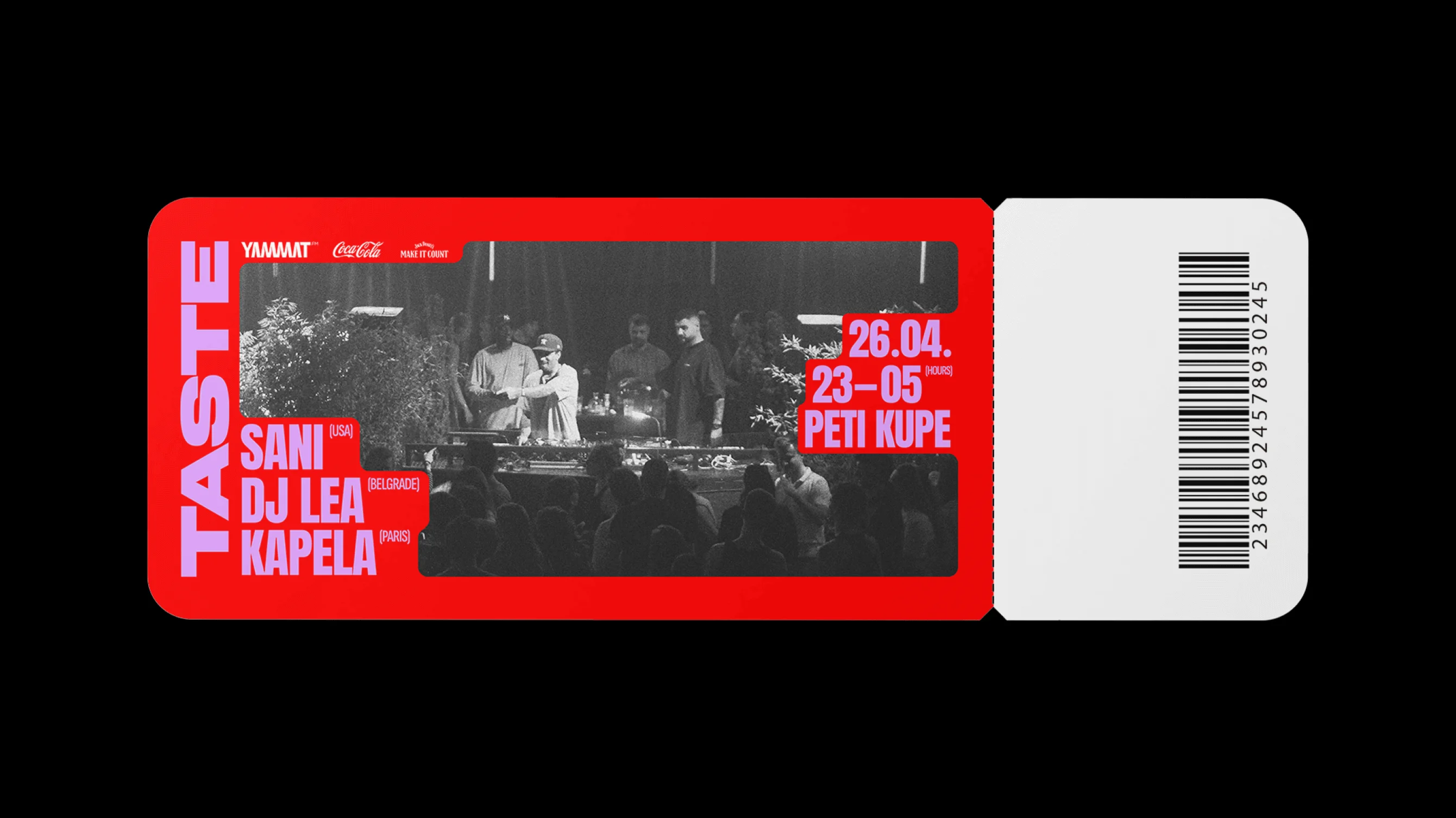 Taste — Ticket