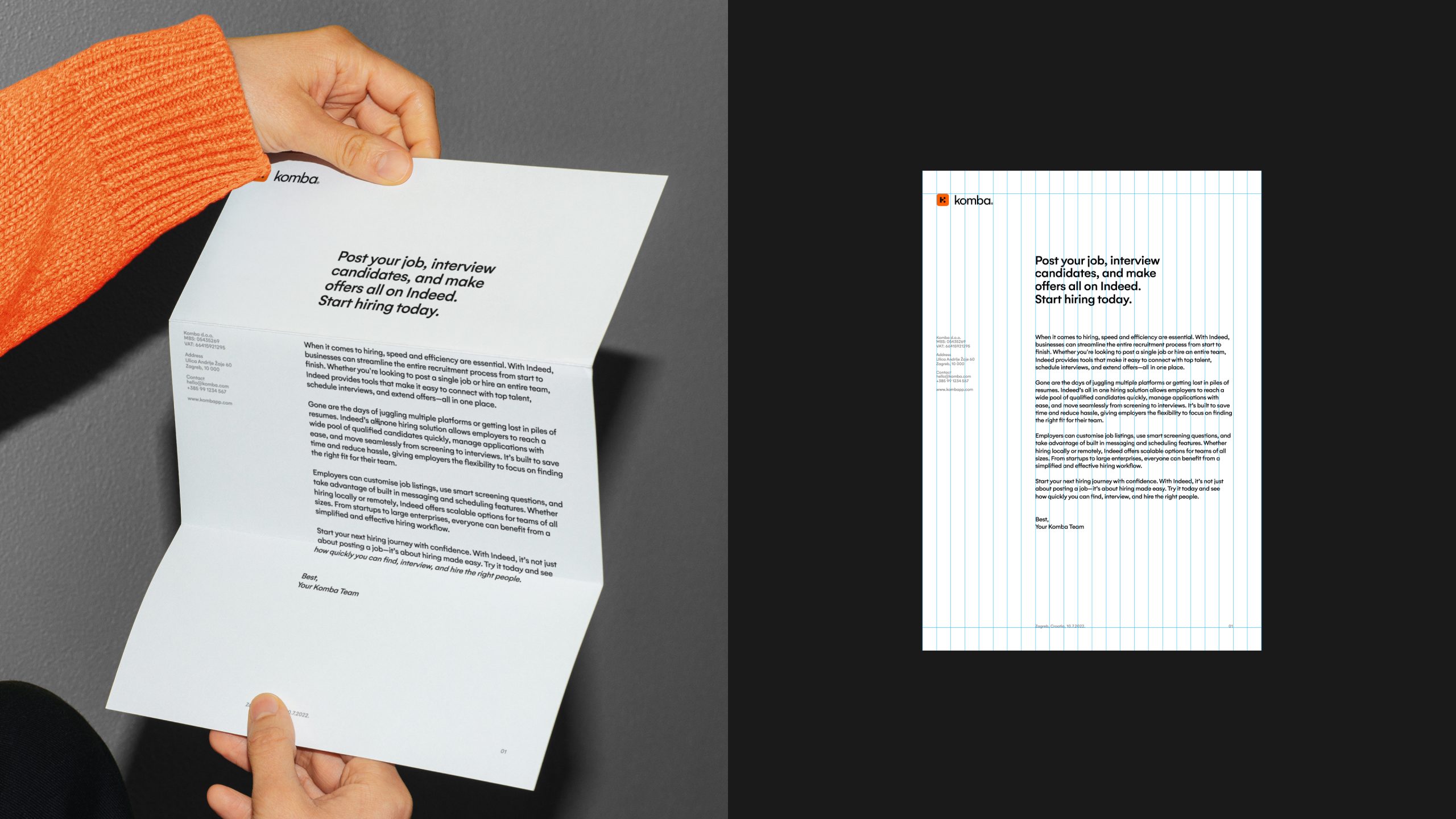 Komba — Business Letter scaled